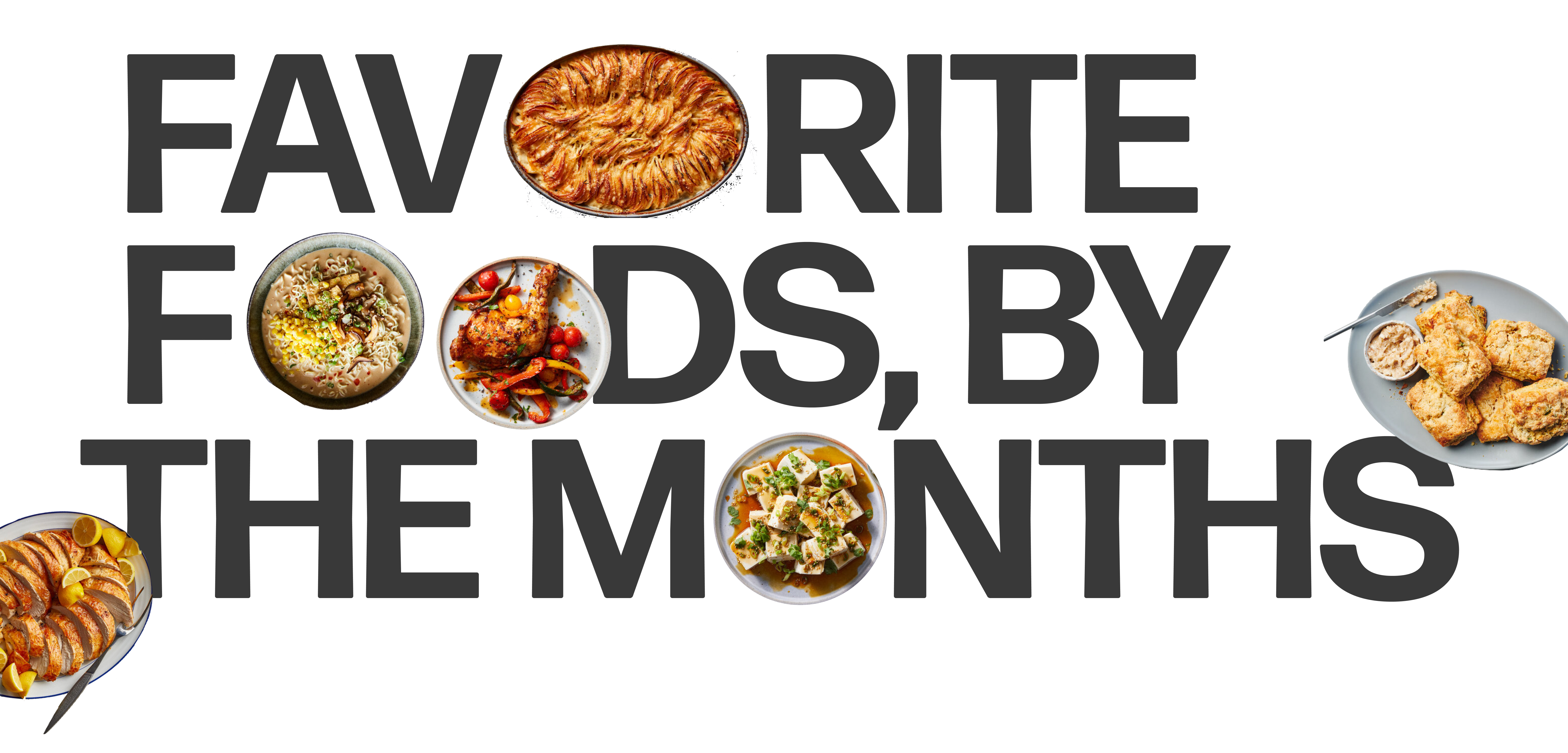 Favorite Foods By The Month